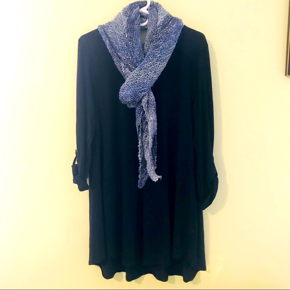 G&C Navy Long Sleeve Tunic Shirt, S